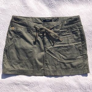 Express: NWT olive mini skirt
